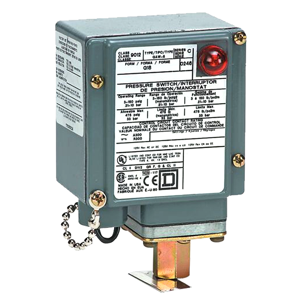 9012GCWM2 New Square D Pressure Switch